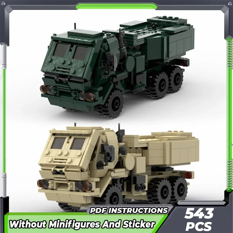 Moc Building Bricks Military Model US Army M142 FMTV Car Technology Modular Blocks Gifts Toys For Children DIY Sets Assembly