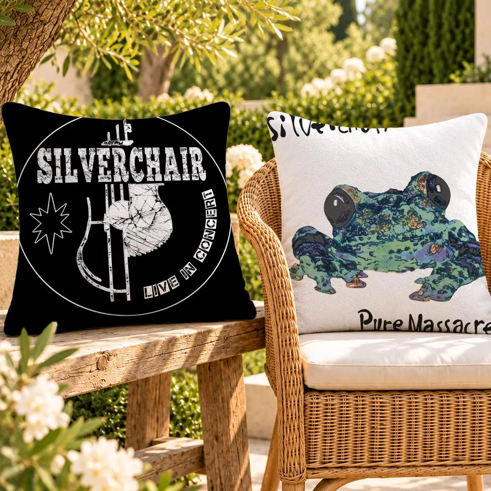 Band Alternative Rock Silverchair Cushion Cover Soft Plush Throw Pillow Cover Washable Sofa Bed Patio Chair Home Decor
