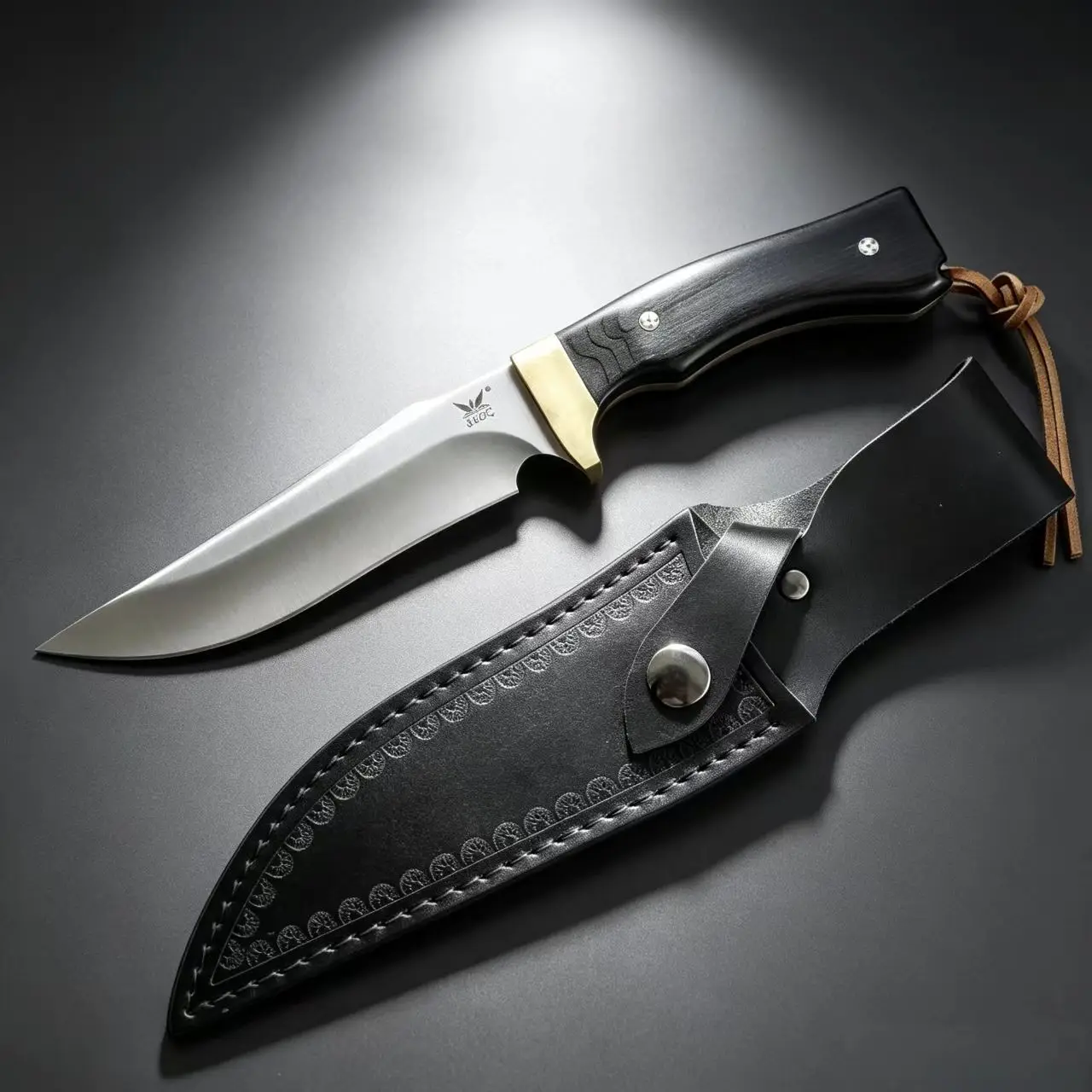 High Hardness One Piece Fixed Blade Knife Sharp Portable Outdoor Camping Small Knife Multifunctional Household Fruit Veg Knife