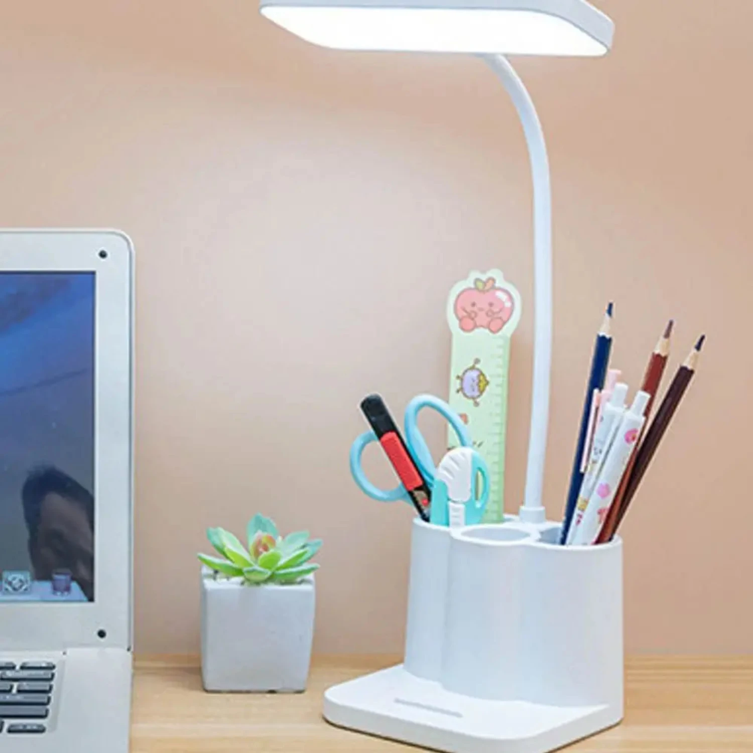 USB Learning Dormitory Bedroom Bedside Reading Table Lamp LED Desk Lamp Eye Protection Desk College Student Nightlights