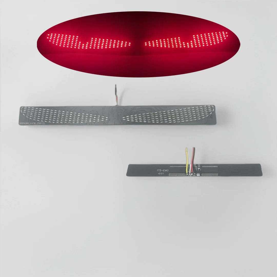 LED Model Car Front Windshield Demon Eye Light for 1/14 Tamiya RC Truck Trailer Tipper Scania 770S 56379 ACTROS 3363 VOLVO Parts