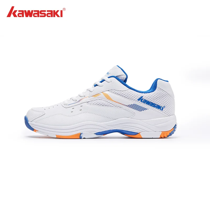 Kawasaki Brand sneaker sepatu olahraga pria wanita, sepatu Badminton stabil tahan lama, sepatu tenis meja K1B51-B3324