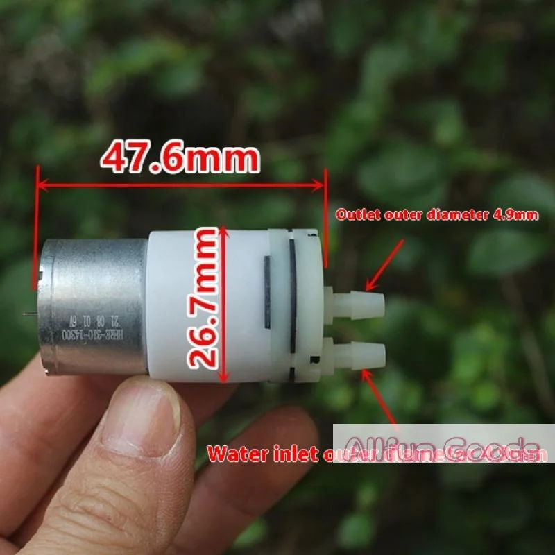 1 Piece DC 3.7V 5V 6V Micro Self-priming Suction Water Pump Mini 310 Motor Water Pump Small Diaphragm Air Water Pump DIY Parts
