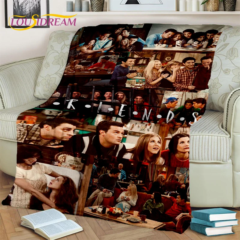 Classic Central Perk Friends TV Show Blanket,Soft Throw Blanket for Home Bedroom Bed Sofa Picnic Travel Office Cover Child Gift