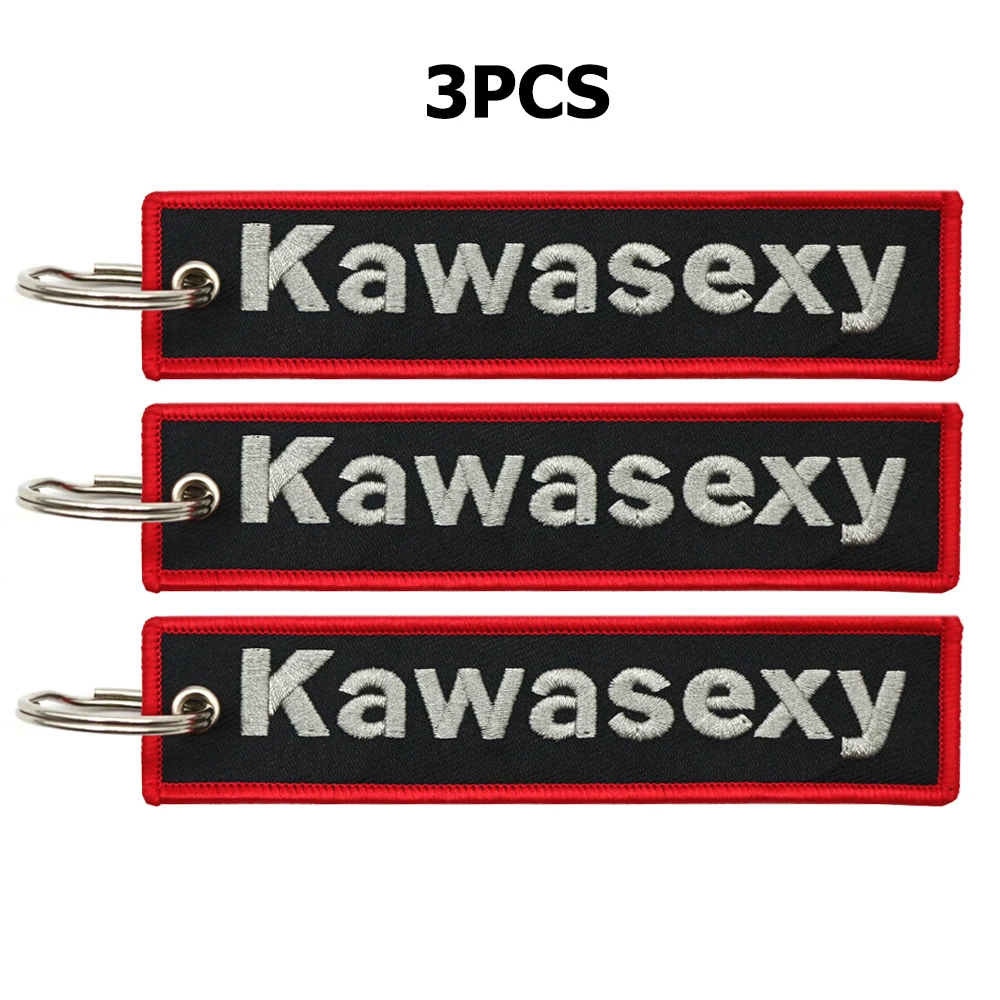 JDM Kawasexy Logo Key Chain For Kawasaki Motocycle Key Ring Cars