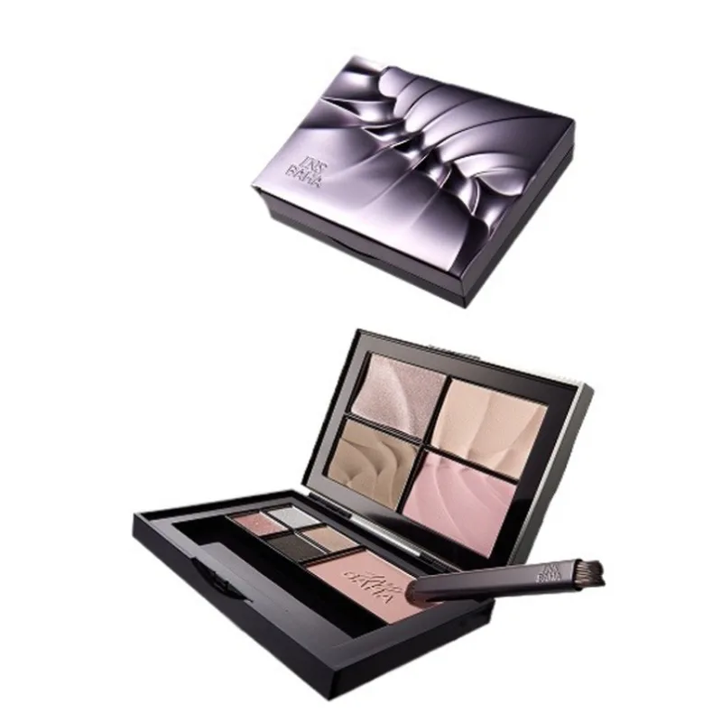INSBAHA Palette visage tout-en-un, fard à paupières, blush, illuminateur, kit visage multi-usages pour un maquillage quotidien sans effort, palette professionnelle