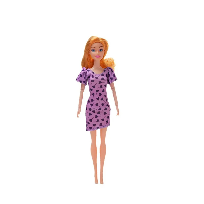 Vestido de cambio de muñeca de 11 pulgadas y 30 cm, conjunto de vestido de princesa, casa de juegos para niñas, juguetes para niños, regalo