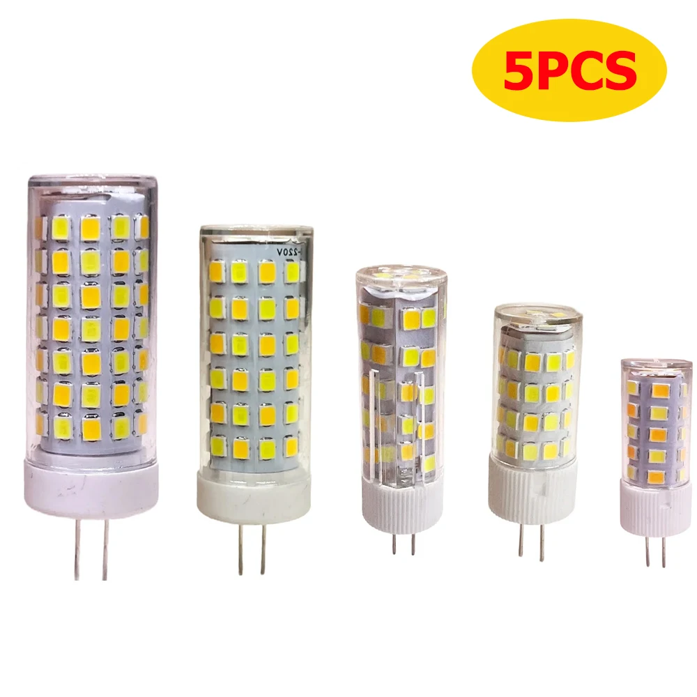 

5pcs 5W 7W 9W 10W 12W G4 LED Light Bulb 220V 2835SMD LED Corn Light Warm Cool Neutral White LED Lamp No Flicker for Home Decor