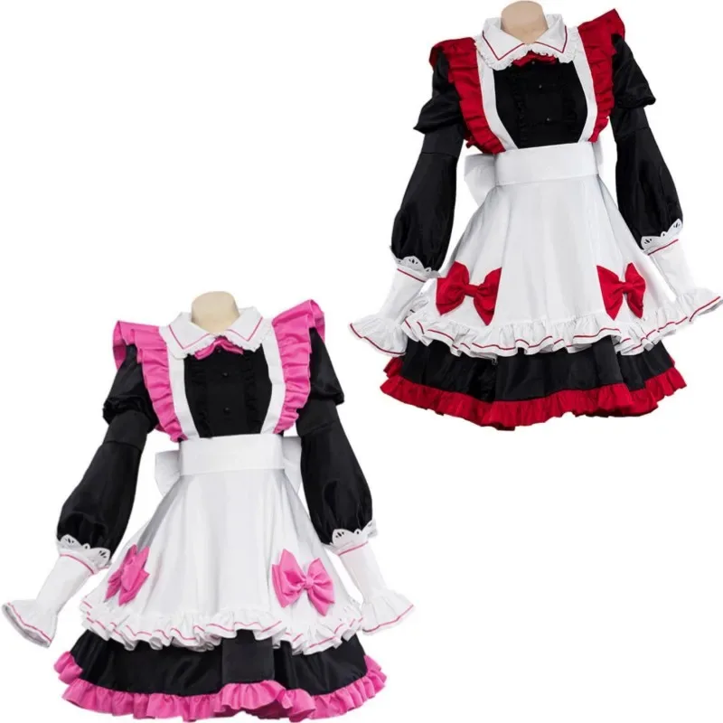 Nene 2025 Anime Hoshino Rubii Ruby Arima Kana Oshi No Ko su ídolo niños Cosplay disfraz peluca mucama vestido de Lolita Halloween S