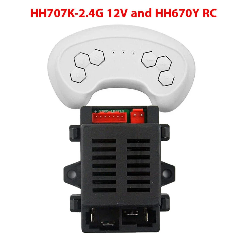 1 مجموعة HH707K-2.4G 6 فولت 12 فولت التتابع الأطفال سيارة كهربائية تحكم الارسال ركوب على اللعب 2.4G-بلوتوث استقبال التحكم عن بعد