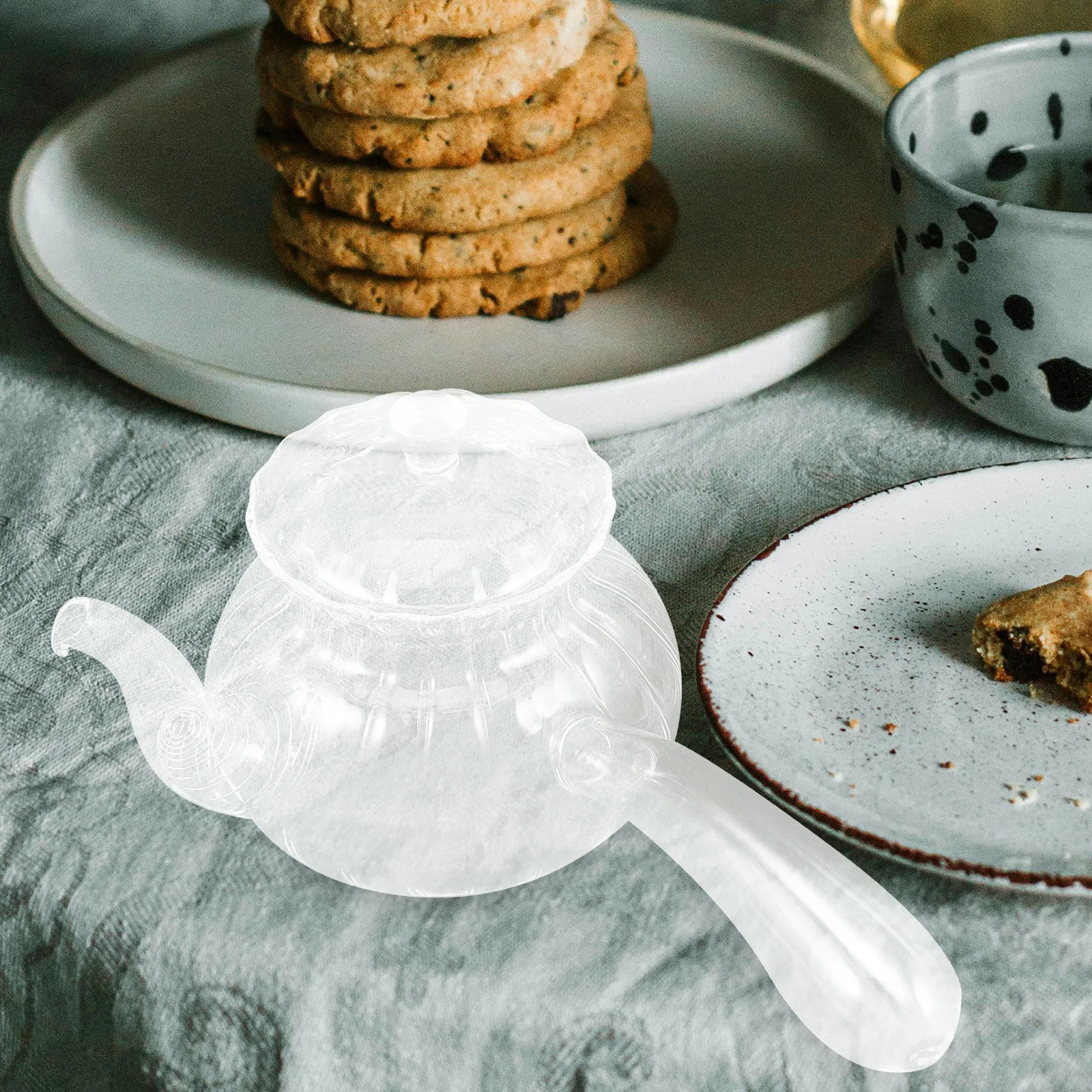 

Glass Teapot Side Handle Thick Heat Resistant Tea Kettle Office Use Loose Leaf Tea Pot Glass Teapot Teapots Coffee Pot