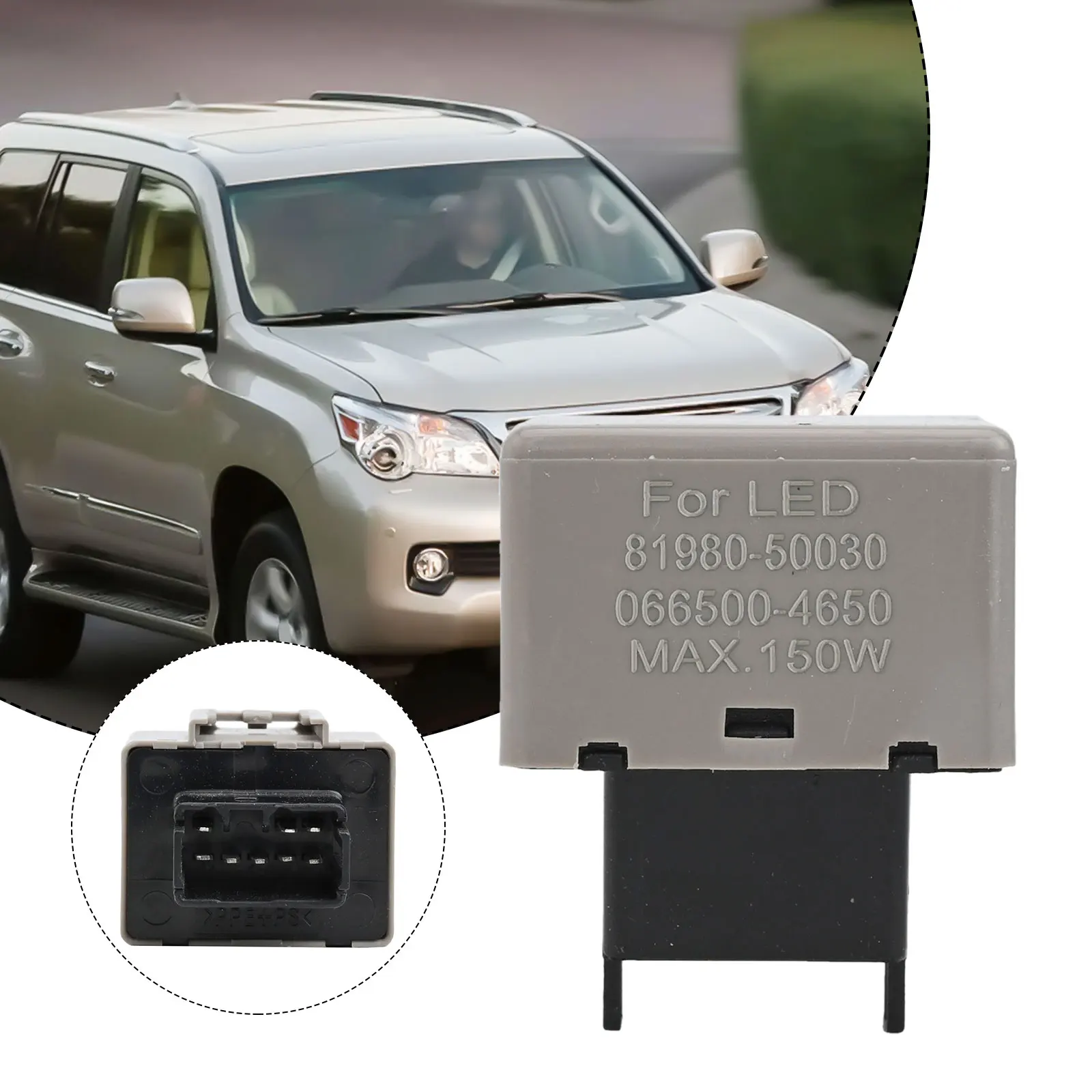 

For Toyota Vehicles 8 Pin Relay 4.2*3.5*5.2cm Sturdy Against Environmental Conditions Suitable For Professionals And DIY