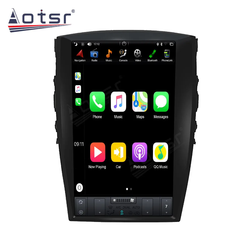 17 Inch Android 13 Car Radio CarPlay For Mitsubishi Pajero 2006 Touch Screen Multimedia Player GPS Navigation Head Unit DSP BT