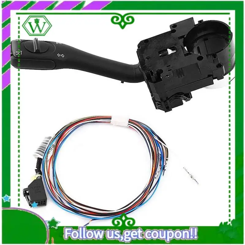 

AC34-Cruise Control Stalk Switch System For Vw Beetle Sharan For Skoda Superb 2002-2008 18G953513A+ 1J1970011F