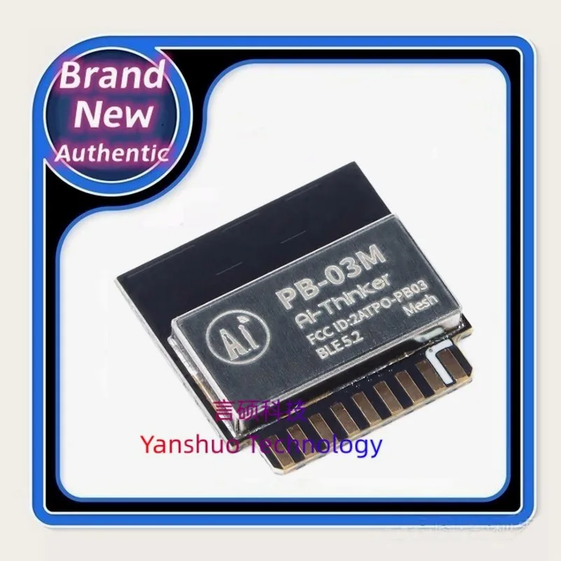 5PCS PB-03M   100% original, module Bluetooth BLE5.2 low-power module PHY6252 chip PCB onboard antenna