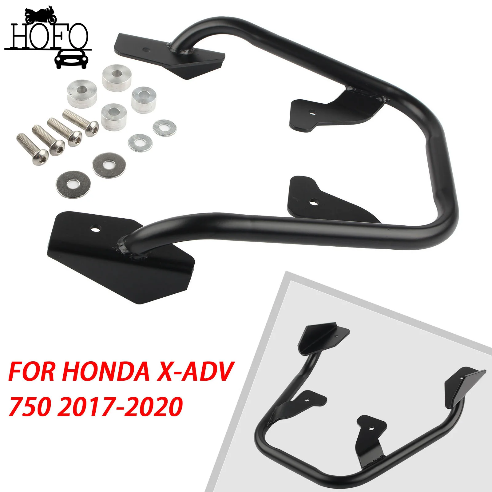 

Motorcycle Rear Armrests Passenger Seat Guard Hand Bars For HONDA X-ADV 750 2017-2020