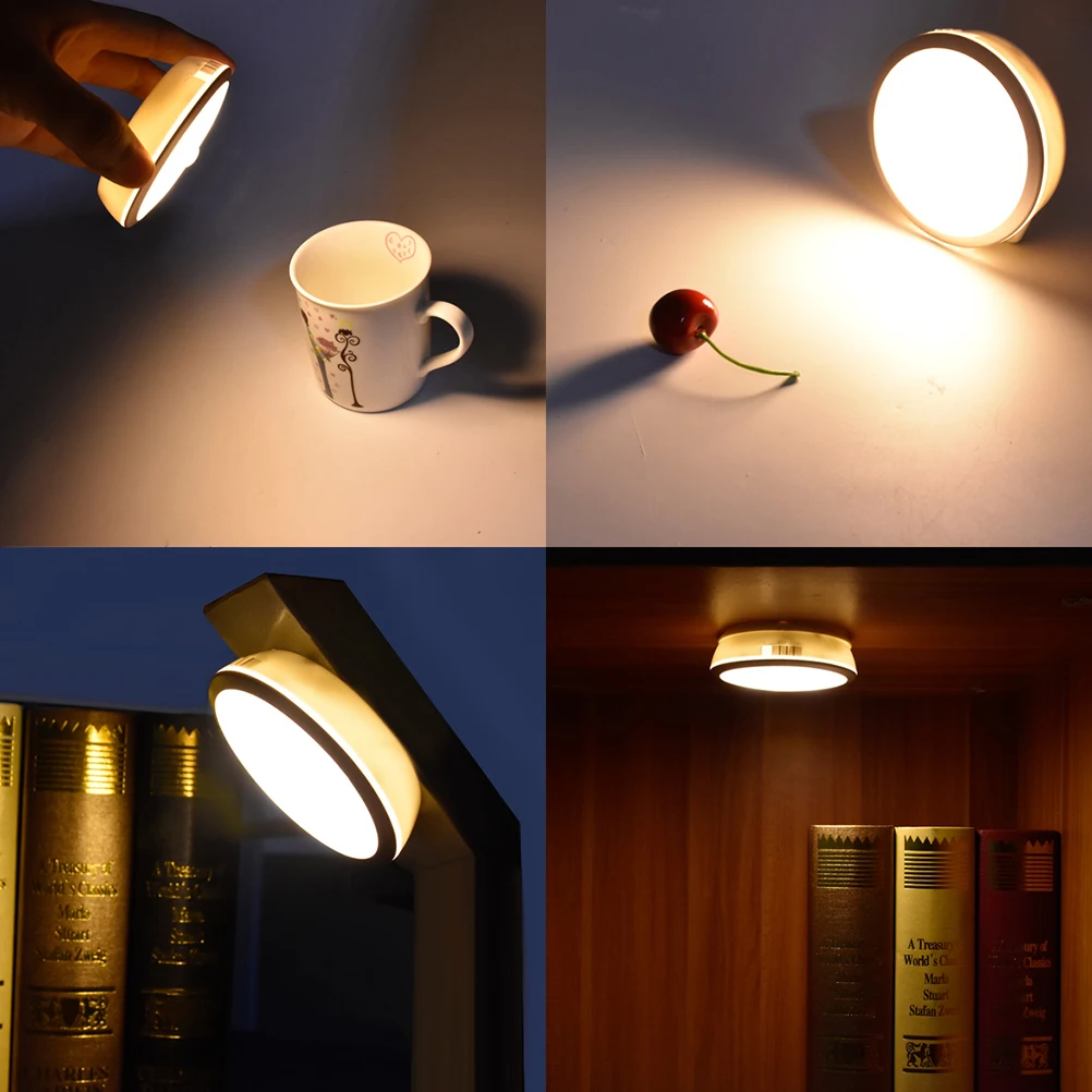 

Infrared Motion Sensor LED Closet Light Night Wireless Rechargeable 600mAh Operated Auto On Off PIR LED SMD 2835 Energy