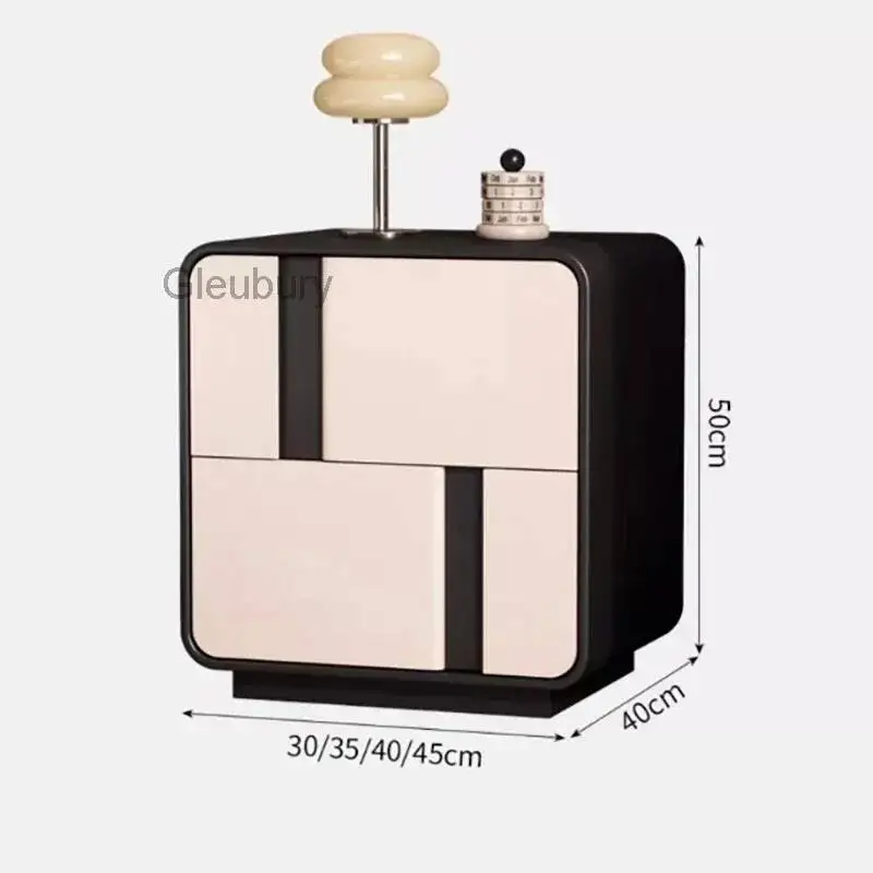 Unique Simple Nightstands Small Cute Kawaii Nordic Bedside Table Drawers Storage Comodini Camera Letto Bedroom Furniture