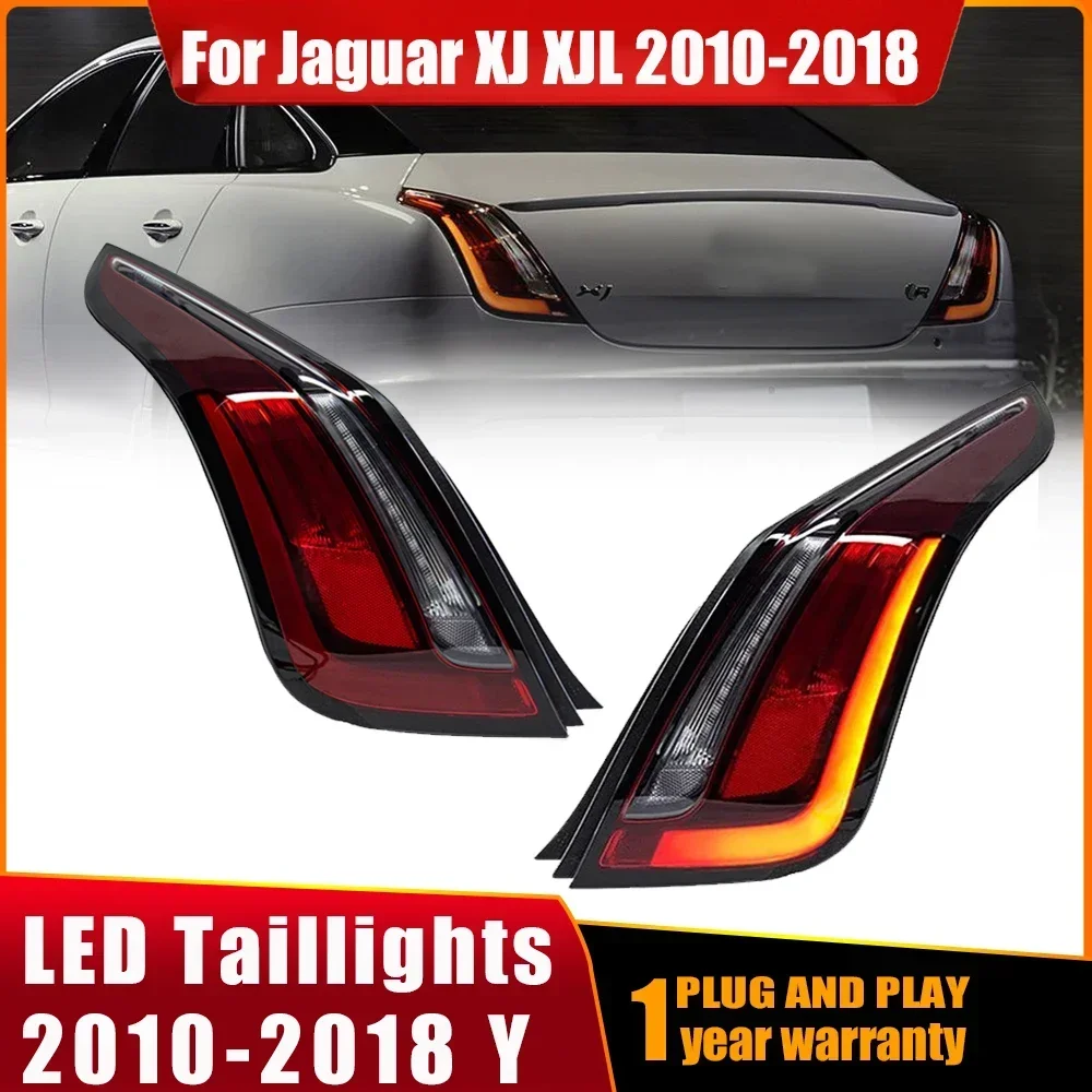 Car styling Tail Lights For JAGUAR XJ XJL 2011-2016 Upgrade Full LED Tail Lamp Dynamic Turn Signal Light Tail Lamp Assembly