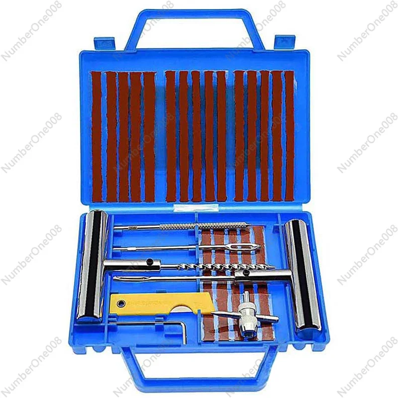 28PCS General Motors Repair Emergency Tool Burst Puncture Repair Kit Truck Motorcycle Bicycle Tire Repair Manual Kit