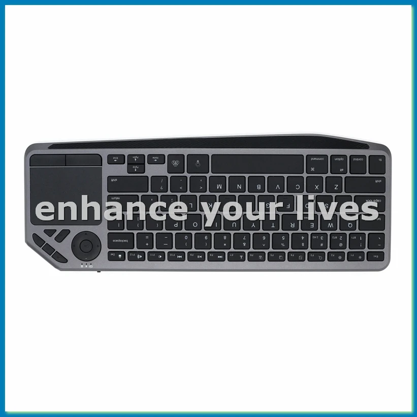 

Беспроводная Bluetooth-клавиатура с сенсорной панелью, 7 цветов, подсветка, 2,4G, перезаряжаемая клавиатура с трекпадом для Smart TV-A79U