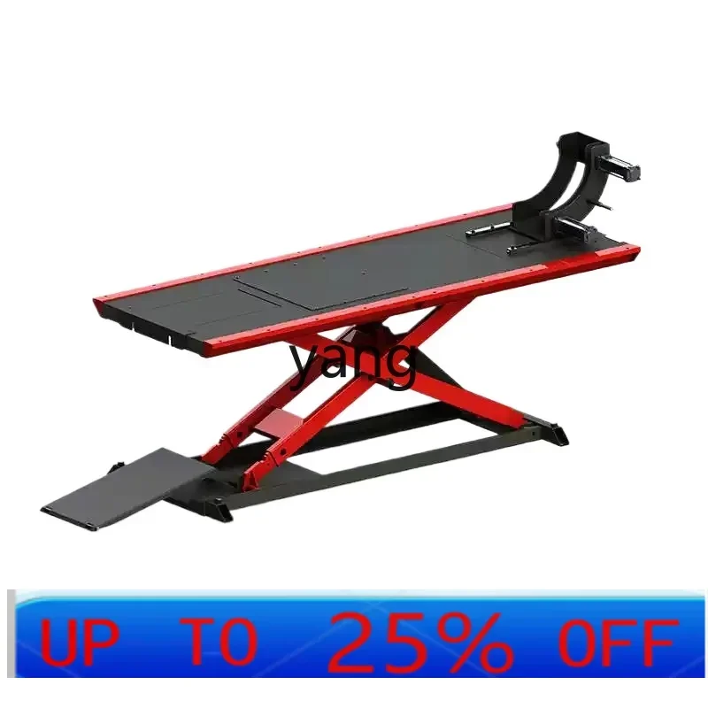 

CX large displacement motorcycle electric movable scissor lift hydraulic lift lifting frame