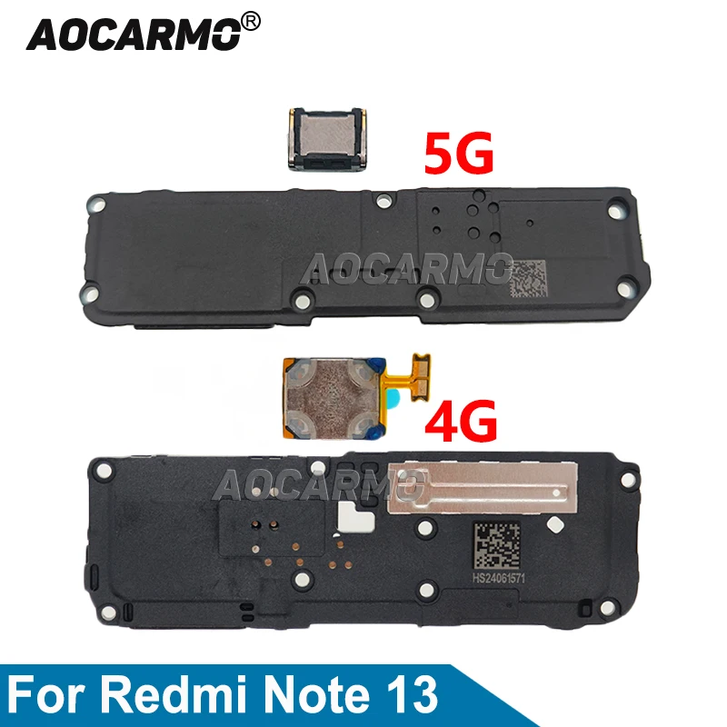 

Aocarmo For XiaoMi Redmi Note 13 4G/ 5G Earpiece Ear Speaker / Loudspeaker Module Flex Cable Replacement Parts