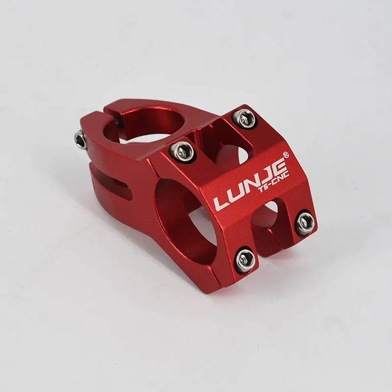 LUNJE MTB Vorbau 31,8 x 45 mm hochfester kurzer Lenkervorbau Aluminiumlegierung Fahrradbrücke Racing Downhill Rennrad Vorbau