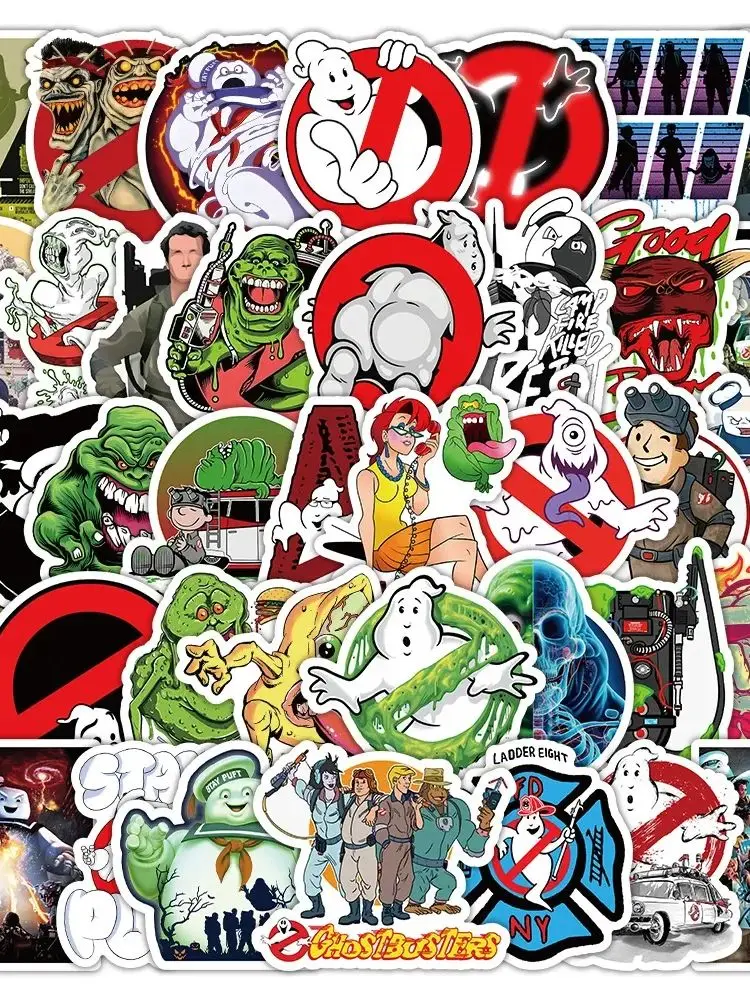 AliExpress GOGOTU 53PCS Ghostbusters Cartoon Stickers Frightened Movie Sticker Game Decals Scrapbook Luggage Laptop Guitar Bike Funny Toy