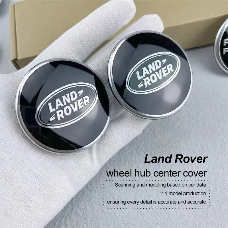4 tapas de rueda de 62 mm para coche, cubiertas de repuesto para Land Rover Range Rover Evoque Velar Defender Discovery Freelander