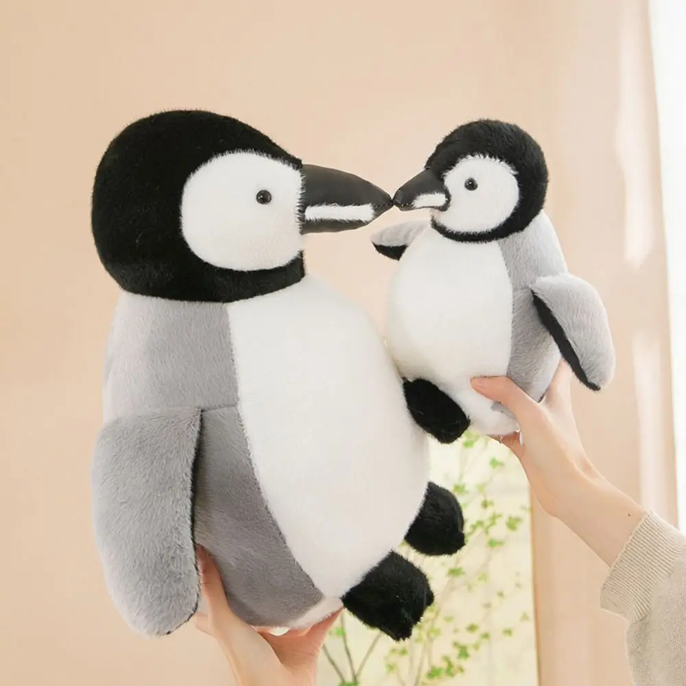 

PP Cotton Simulation Penguin Plush Toy Fluffy Handmade Penguin Doll Stuffed Toy Ins Collection Penguin Plush Doll Home Decor