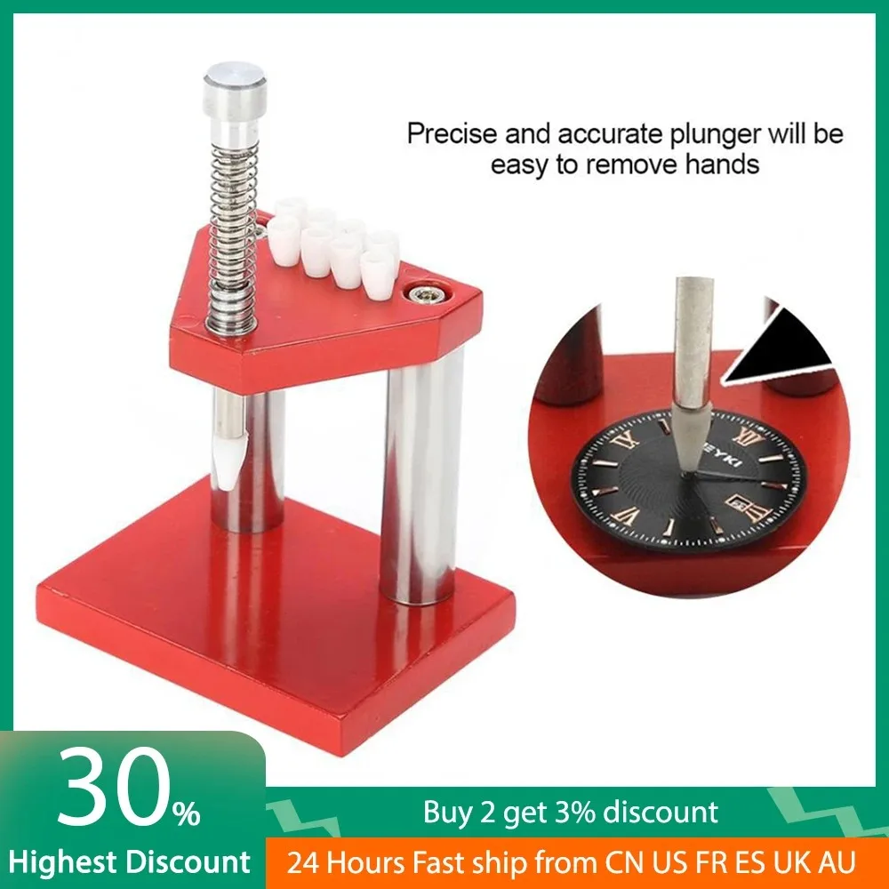 Watch Hand Needle Remover Presser Portable Wristwatch Plunger Puller Accurate Parts Watchmaker Repair Fittings Tools Red