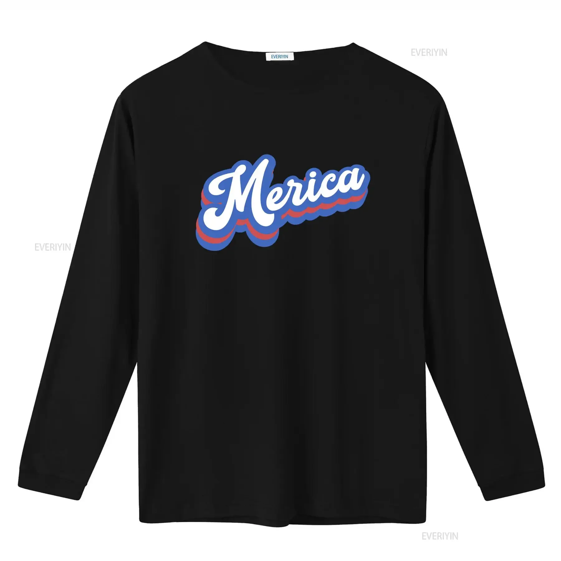 Retro Merica Font USA T Shirt 4th of July Funny Fourth Women's America Patriotic Independence vintage Washed Comfortable