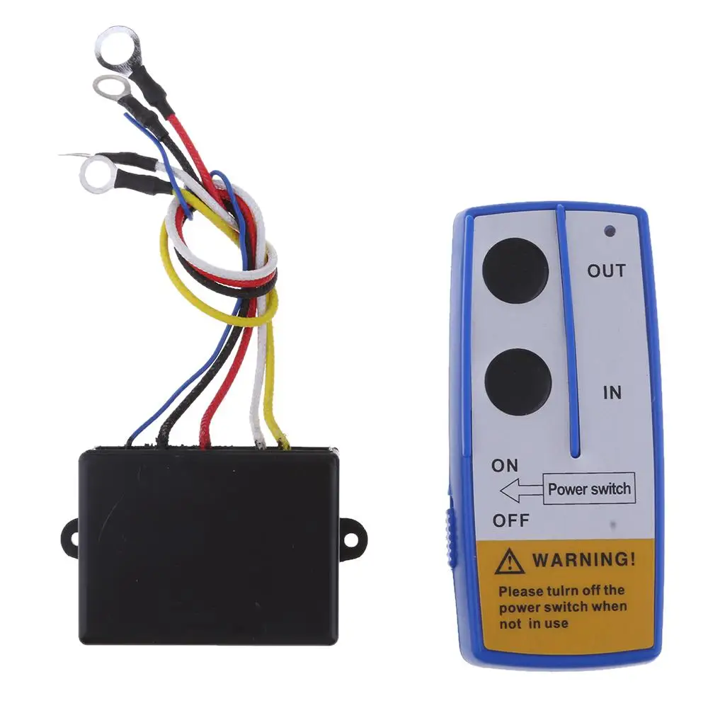 12V Winch Wireless Remote Control System Switch for Truck Jeep ATV SUV