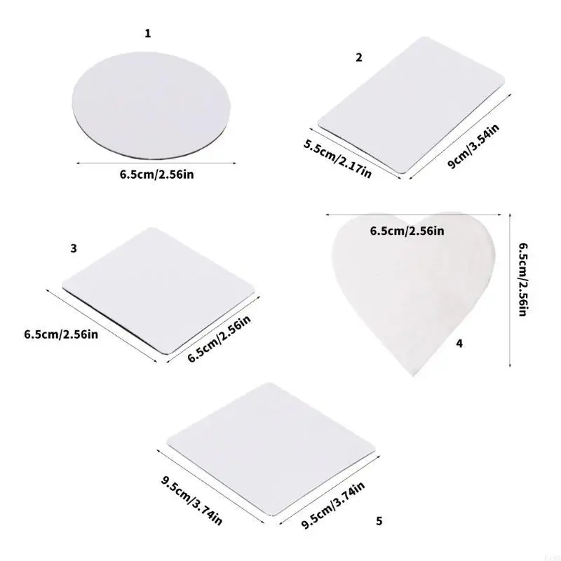F19B Personalizeds Heat Transfer Fridge Magnets Sublimations Process NonFading Round Friendly Materials