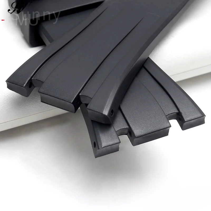 أحزمة ساعات سيليكون مقاومة للماء للعرق لساعة AP ، سلسلة خارجية ، مقعرة مزدوجة ، رياضة رجالية ، بلوط ملكيّ ، تقعر ، 27