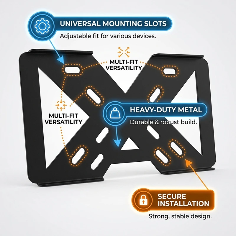 1Pcs Premium Universal License Plate Bracket Thickened Long Lasting Rustproof Car Plate Holder for Philippines Vehicles