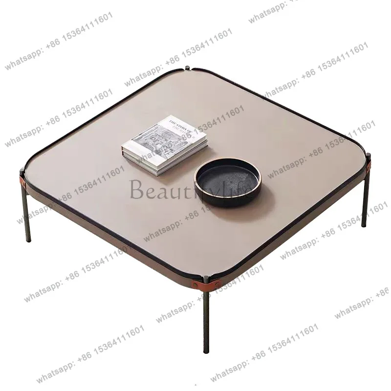

Italian Minimalist Coffee Tables Nordic Creative Living Room Luxury Sofa Side Table Modern Minimalist Furniture Escritorios FYCT