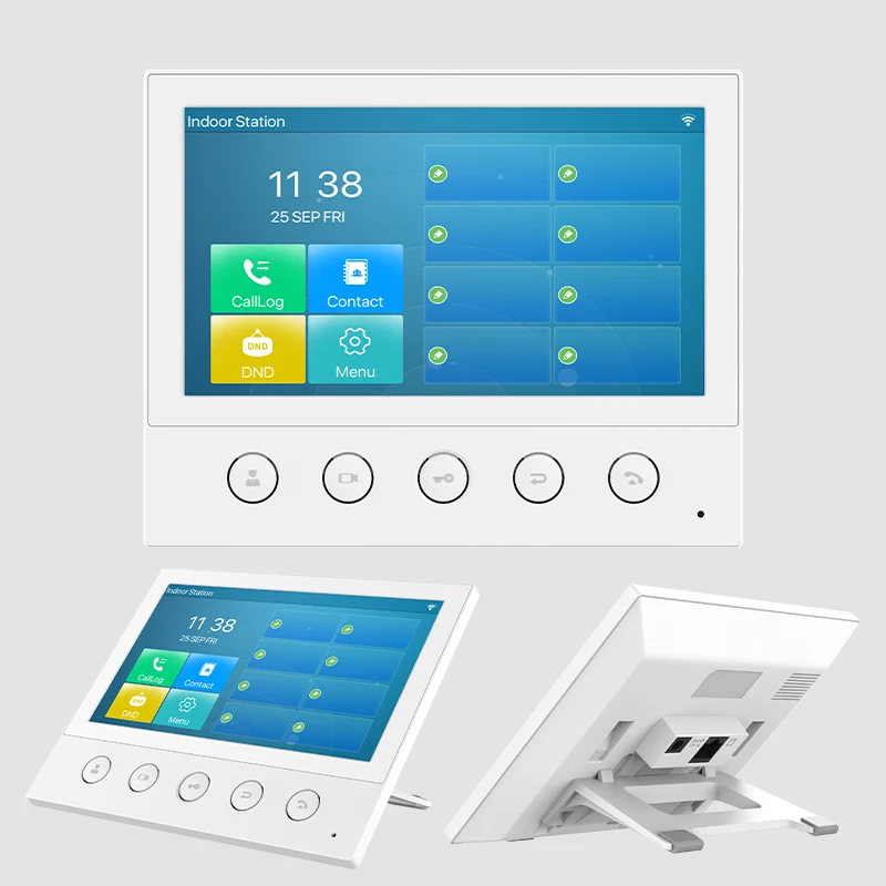 7 Inch Colorful Touch Screen Indoor Station i53W IP Video Intercom SIP Video Intercom Indoor Phone