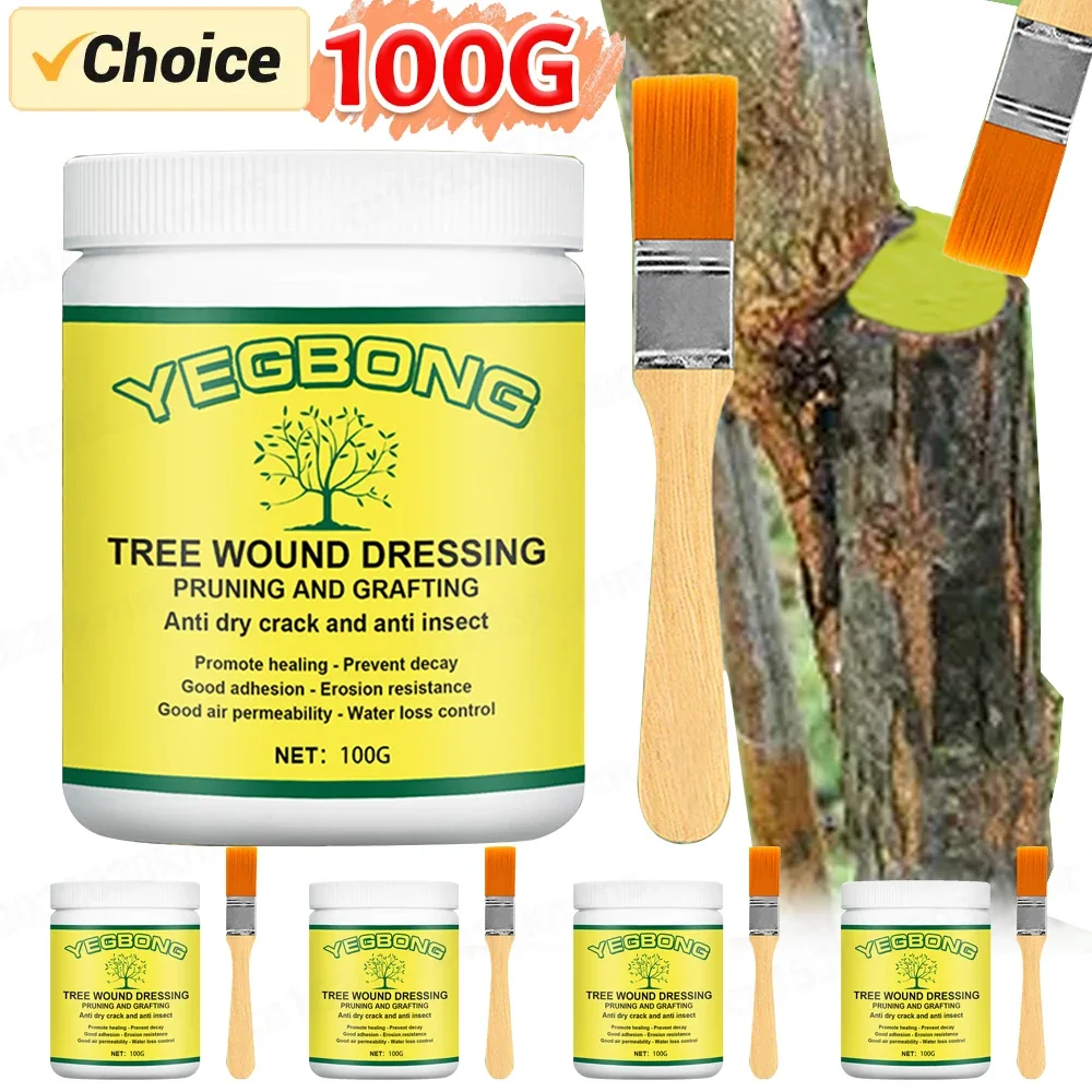 Tree Pruning Sealer Cutting Paste Tree Wound Plant Grafting Pruning Sealer Brush Bonsai Plant Grafting And Wound Repair Tools