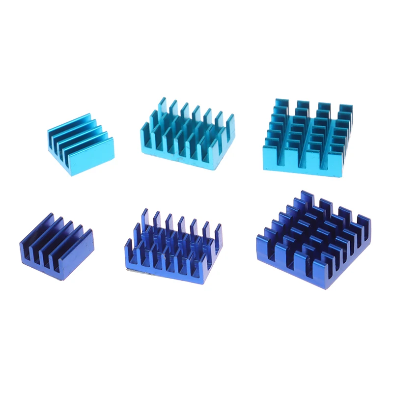 3Pcs/set CPU Cooling And Heat Reducing Tape Backing For Raspberry Pi 4b Aluminum Profile Heat Sink Motherboard
