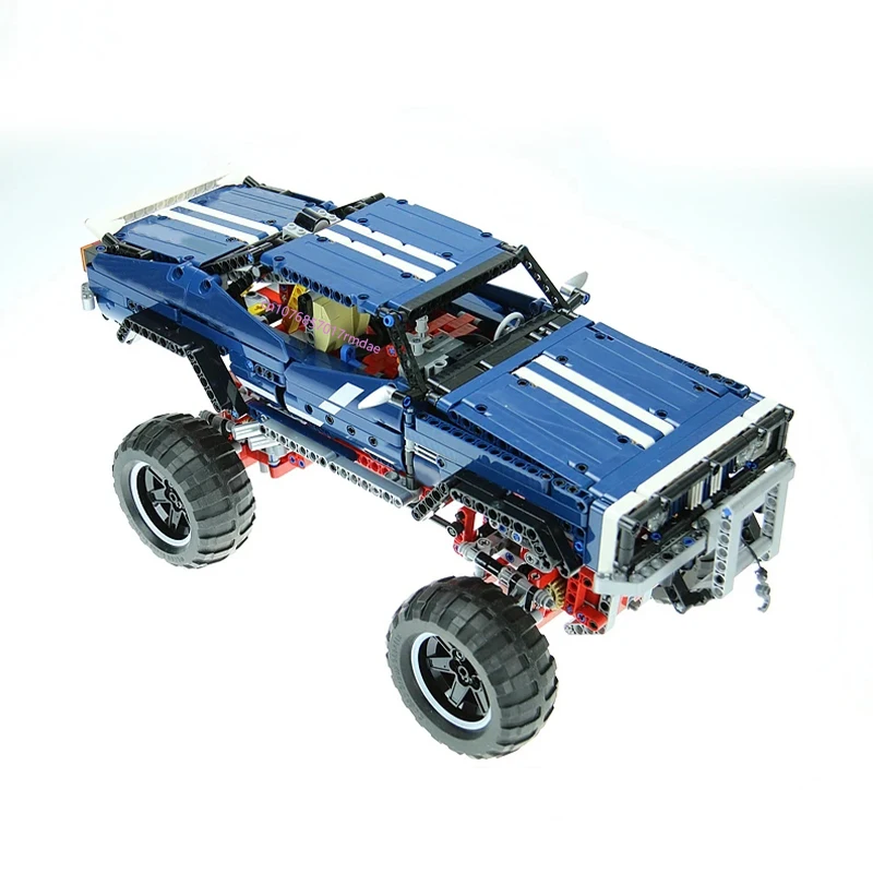 مركبة زاحفة MOC City 4x4 على الطرق الوعرة ، أفكار إبداعية تصنعها بنفسك ، لعبة أطفال ، أعياد ميلاد ، كتل تكنولوجية ، * ، هدية