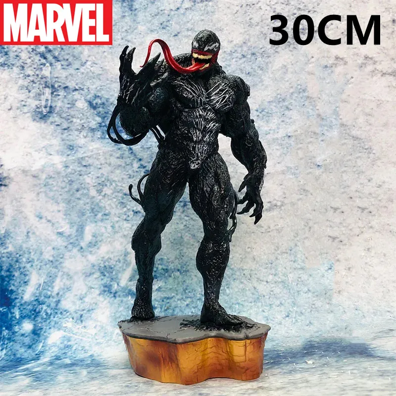 

30cm Venom Villain Gk Anime Figures Marvel Model Ornaments Oversized Statue Animation Peripherals Collection Of Model Toys Gifts