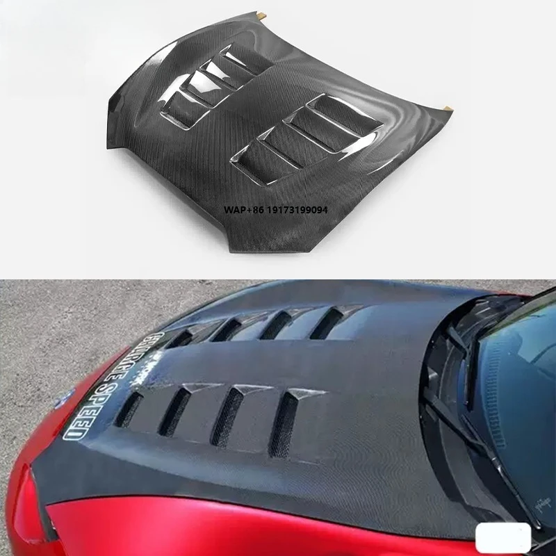 

For MX5 Hood Carbon Fiber Air Vents Hood Front Engine Valve Cover Auto Parts