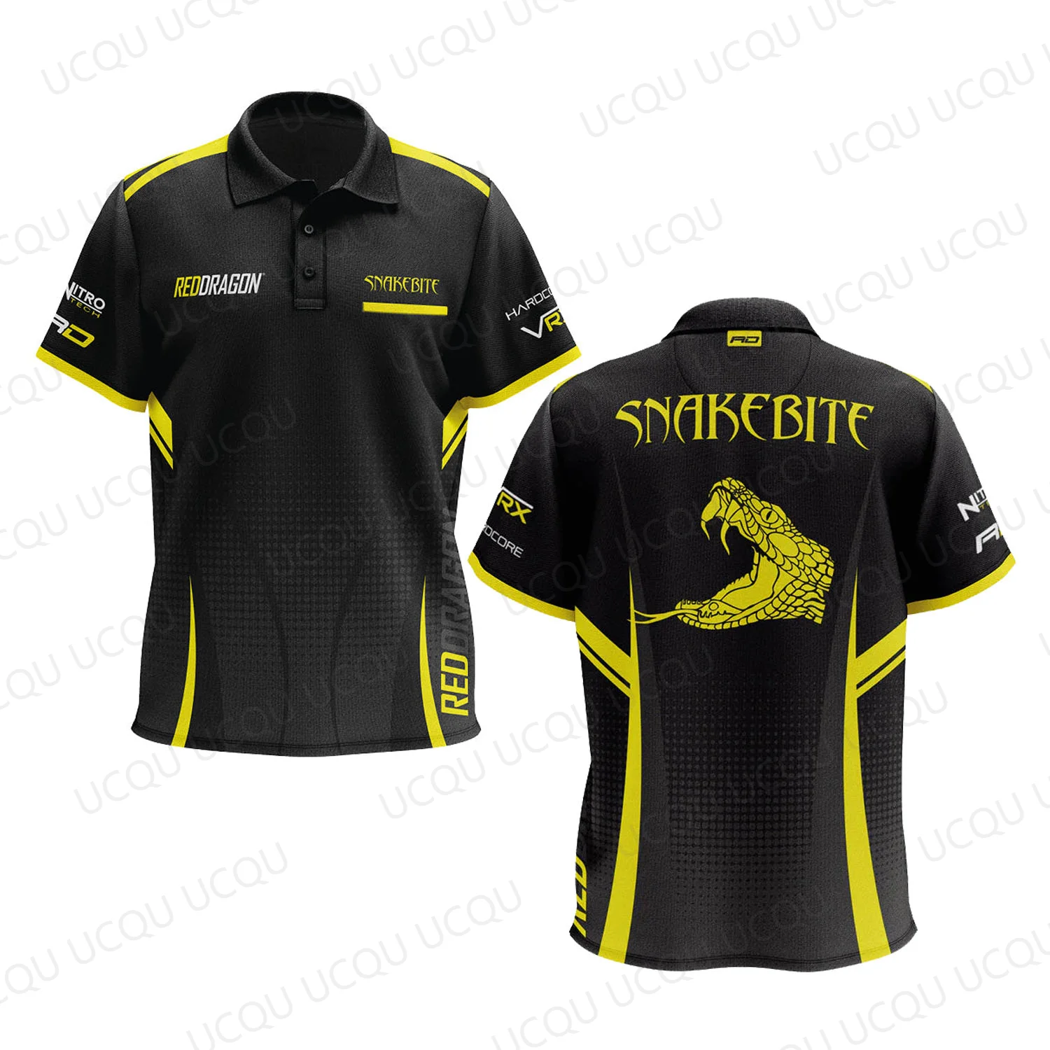 Peter Wright Snakebite Doppel-Weltmeister Dart-Shirt 2026 Two Stars Tour Jersey-Stil Herren-Oberteil