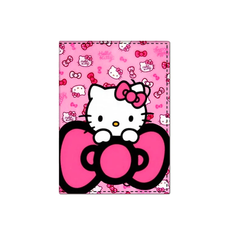 1pcs Sanrio Hello Kitty Passport Cover Waterproof Case for Passport Wallet Business Credit Card Documents Holder Protective Case