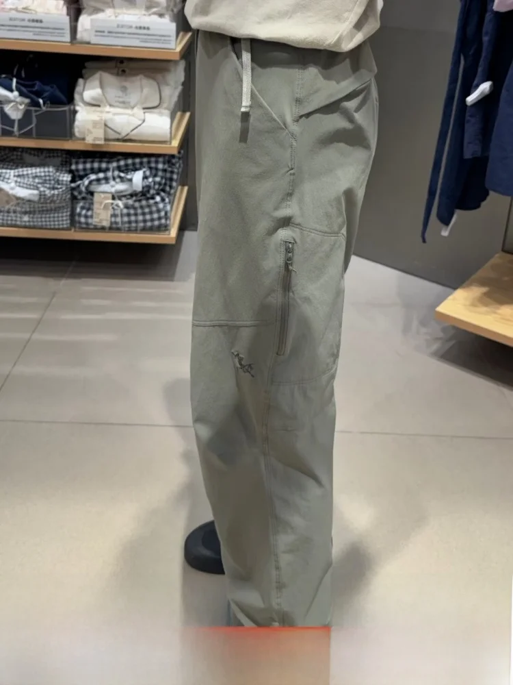 

Outdoor Softell Casual Pants Men's Climbing Hiking Breathable Polyester Fiber Straight Leg Pants Autumn Faionable