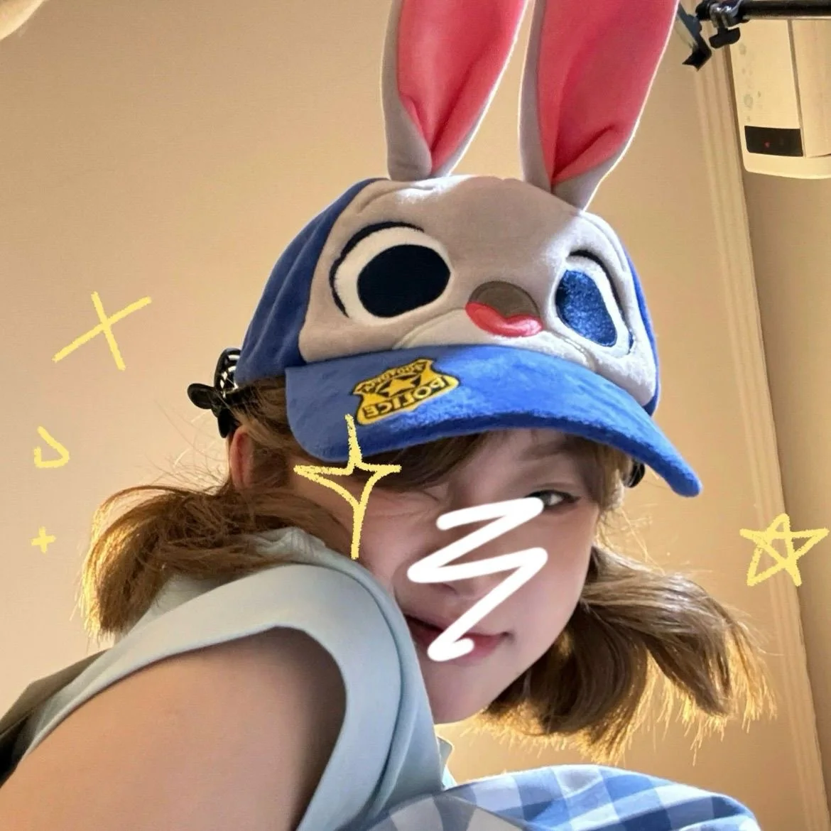 

Zootopia 2 Rabbit Police Judinick Cute Cartoon Baseball Cap Baseball Cap Casual Travel Sun Visor Photo Hat