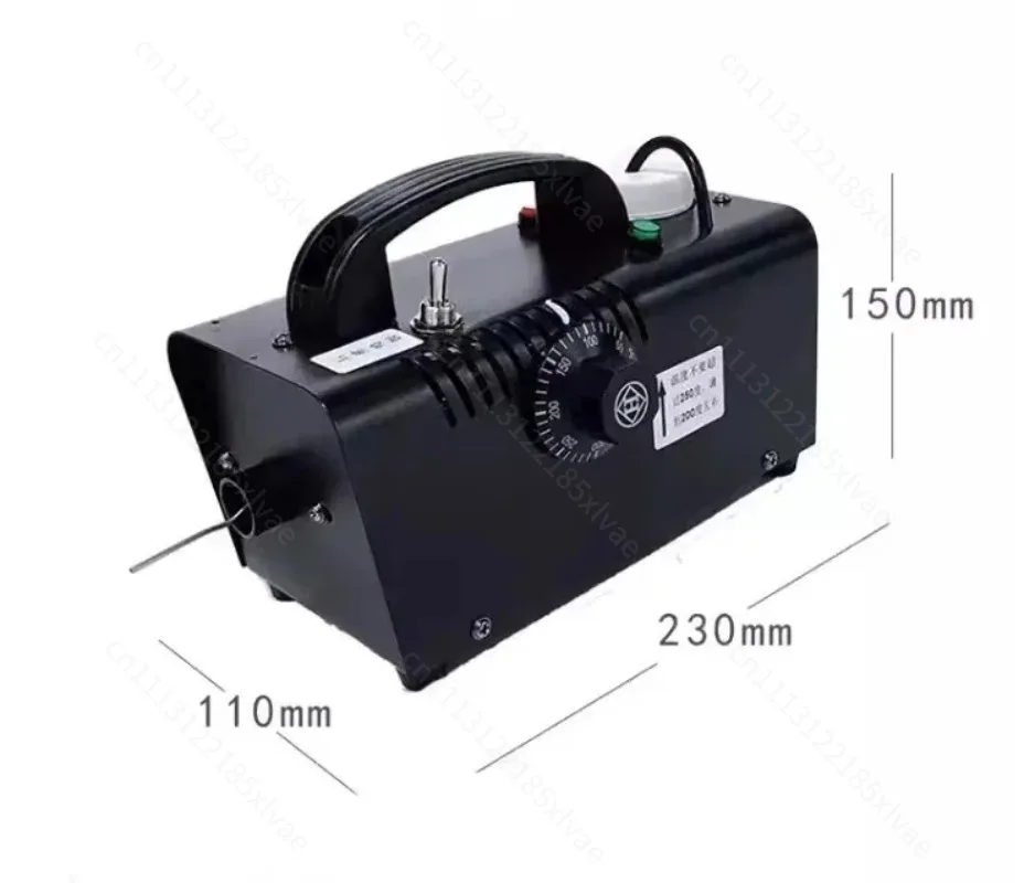 12V Portable Fog Smoke Machine, Special Effect Smoke Generator for Outdoor Photography Stage Use, Battery Not Included