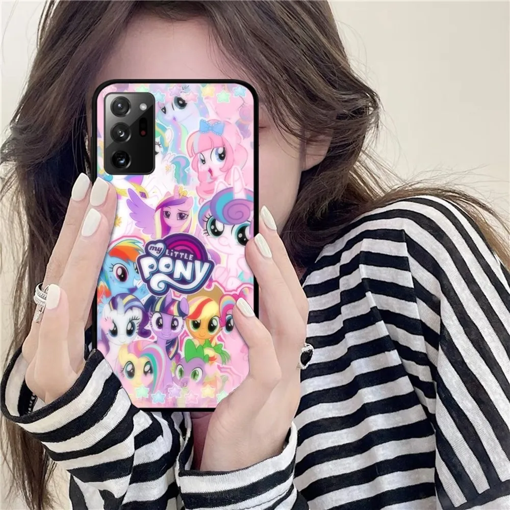 Cartoon L-Little Unicorns Cute Pony Phone Case For Samsung Note 8 9 10 20 pro plus lite M 10 11 20 30 21 31 51 A 21 22 42 02 03